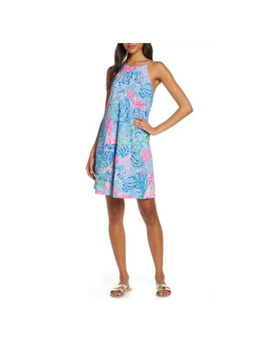 Lily Pulitzer Margo Swing Dress in Mermaid Cove Size S NWOT